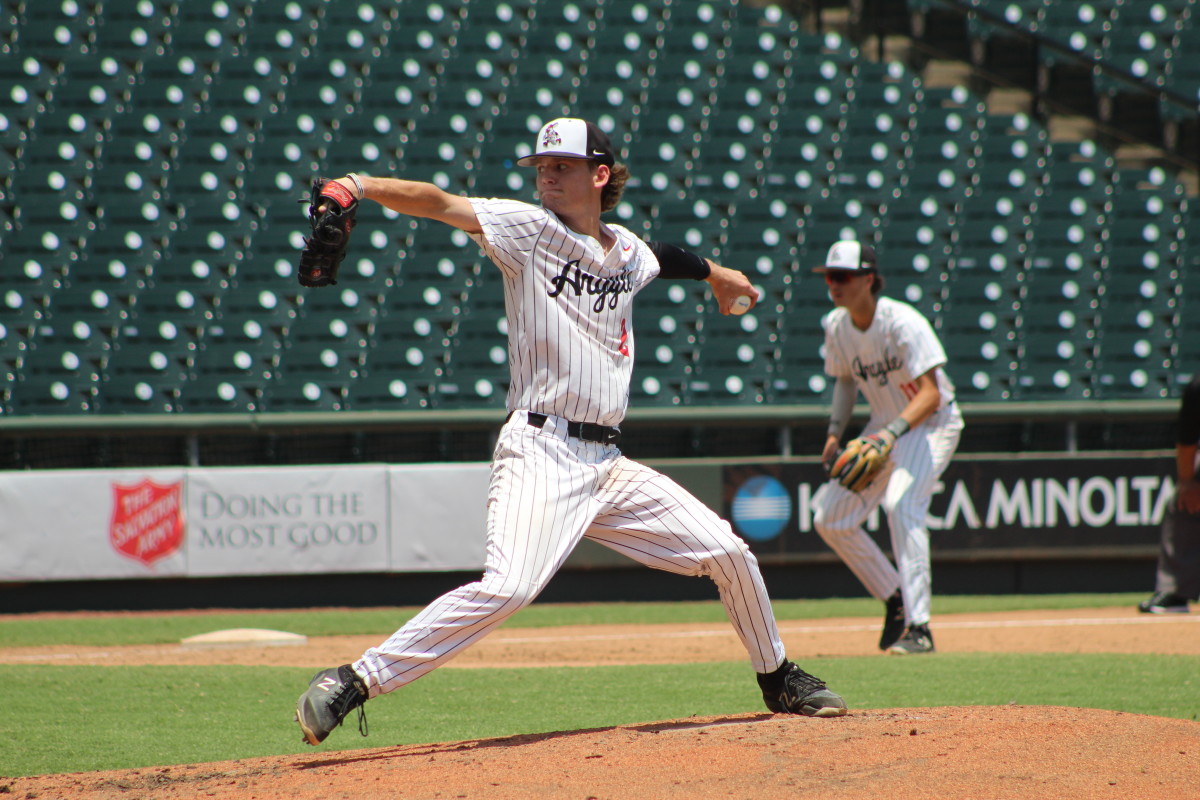 Magnolia West Argyle 5A UIL state championship Texas baseball playoffs 061023 Andrew McCulloch 96